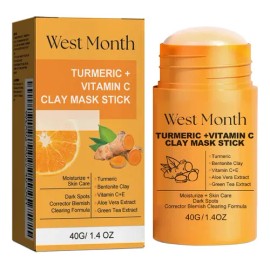 Mascarilla De Arcilla Iluminadora Con Cúrcuma West Month