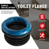 Ollanoos Toilet Flange, 80 to 110cm Diameter Drain Pan Toilet