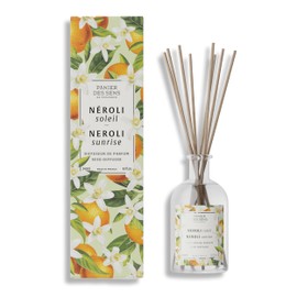 Panier des Sens - Home Fragrance Refillable Neroli Sun Orange Blossom Long Lasting Spread - 90% Natural Ingredients - Refillable - Vegan & Made in France - 240