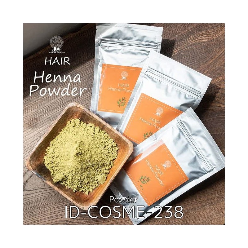 Tirakita Henna Powder for Hair, 3.5 oz (100 g), Set