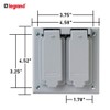 Legrand Pass & Seymour CA18G Cast Weatherproof Outdoor Cover, 2