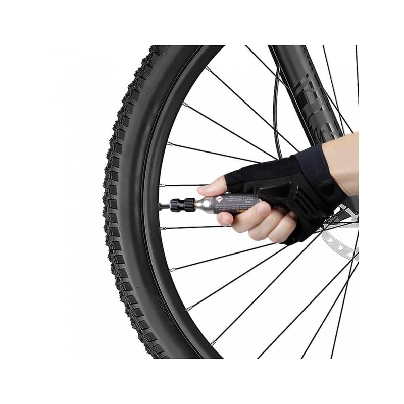 Topeak Nano Airbooster CO2 Bicycle Tyre Inflator for Threaded Cartridges,
