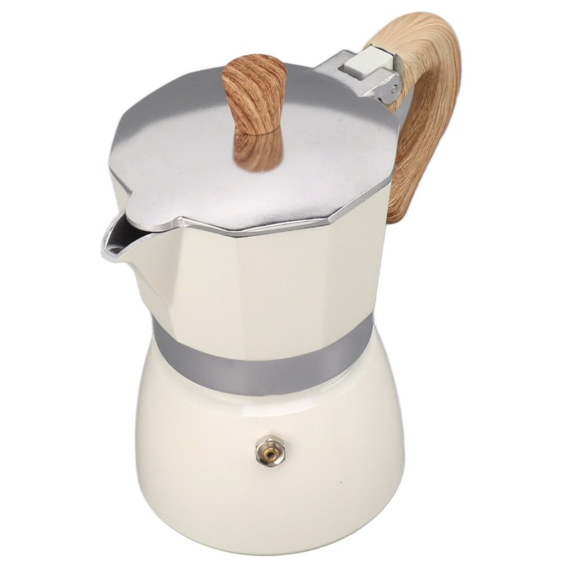 Moka Coffee Pot Octagonal Aluminum Classic Portable Hand Brewing Coffee