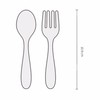 M.Vita Montessori Nido Stainless Steel Flatware for Baby Toddler Fork
