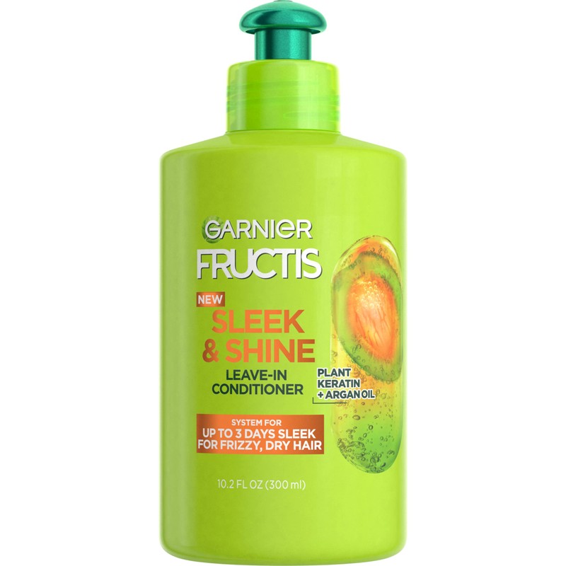 Garnier Fructis Sleek & Shine Intensely Smooth Leave-In Conditioning Cream,
