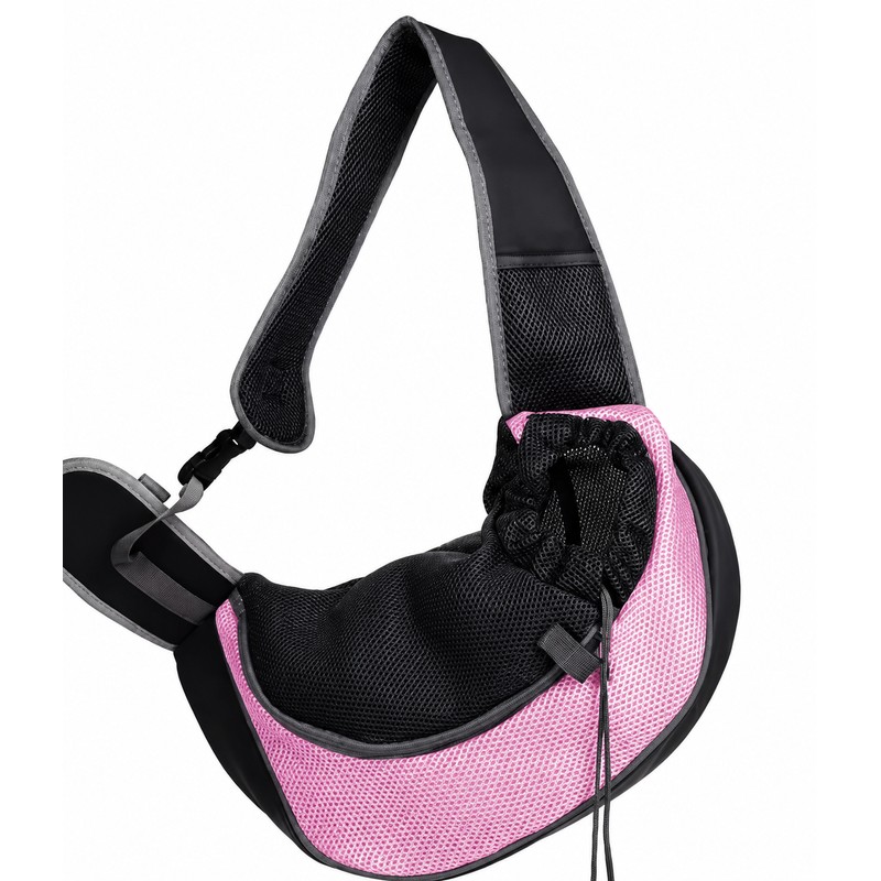 Pet Cat Dog Sling Carrier Bag – Breathable Mesh Crossbody