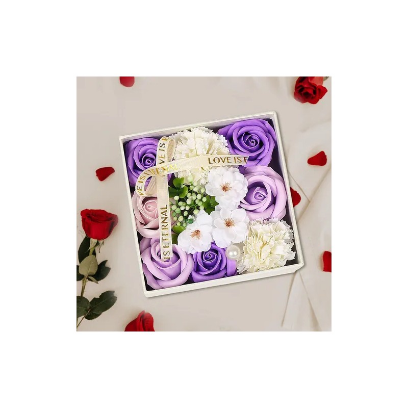 Youpin Jabón De Flores Con De Jabón Romántico, Perfumado