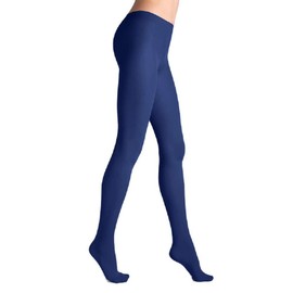 MARILYN - Mallas europeas semiopacas de color sólido mate, Rich Navy, Large