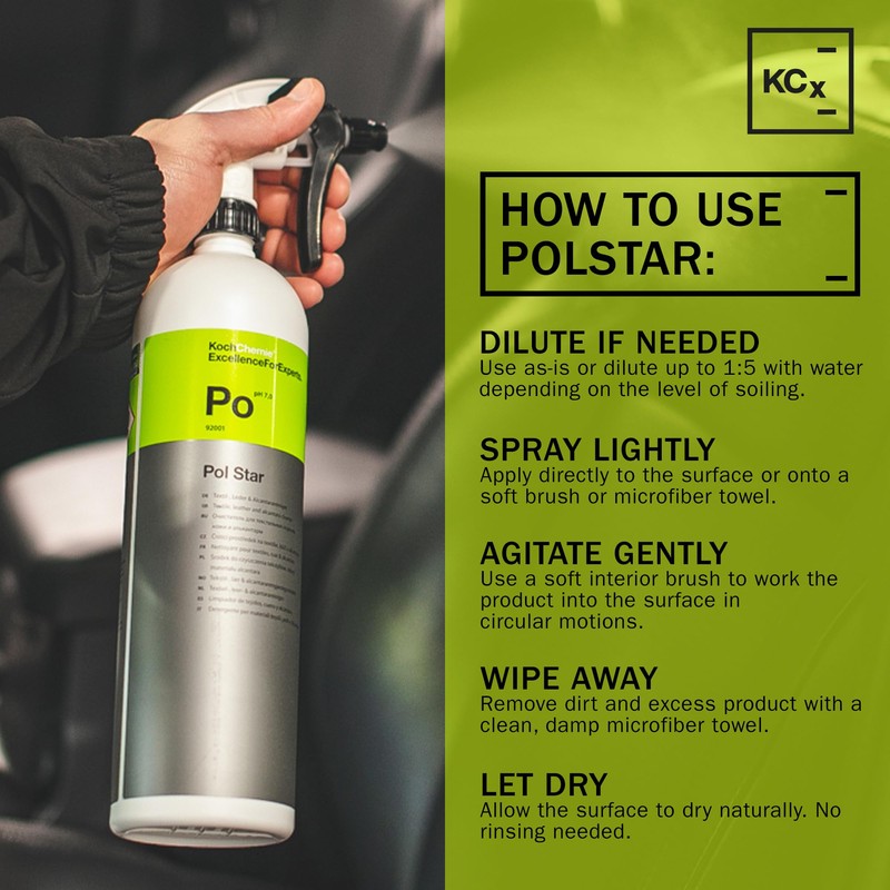 KOCHCHEMIE - Pol Star - Textile, Leather & Suede Cleaner;