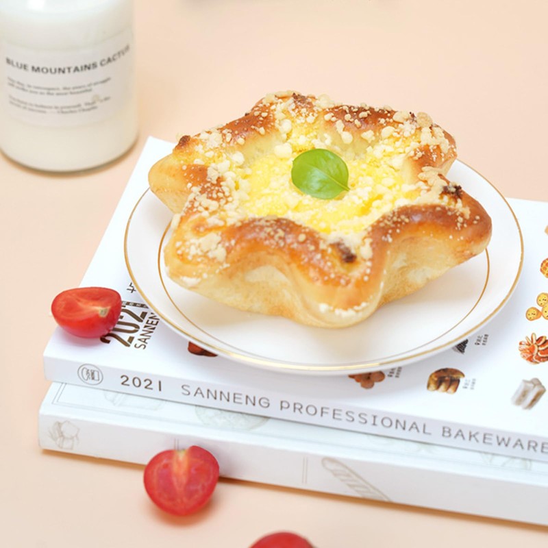 Tosnail 8-Pack Taco Shell Bowl, 6.5 Inch Tortilla Pan, Non-Stick