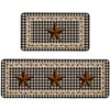 Xspatroias Farmhouse Western Kitchen Rugs Mat Set of 2