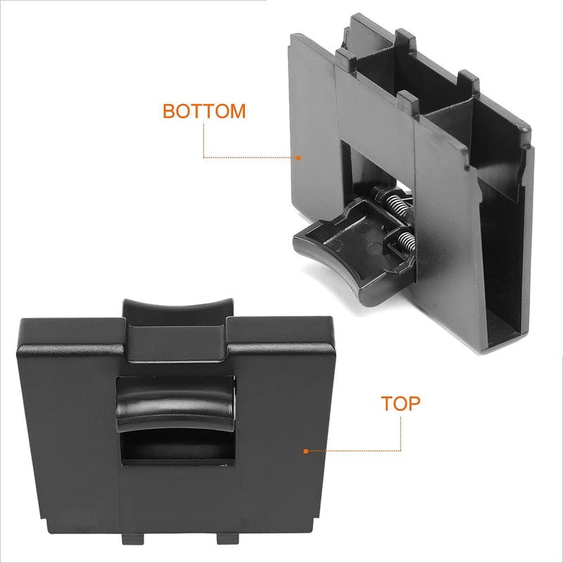 Black Center Console Cup Holder Insert Divider Compatible with 10-14