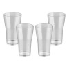 Plastport Unbreakable Beer Glasses Reusable Dishwasher Safe Set of 4