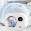 Jeanoko Automatischer Duftspender, Duftspender Smart Digital Display Ultraschall Duft Aromatherapie