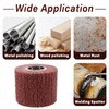 Mumjooyi Nylon Brush Sanding Roller Brush Satin Roller Angle Grinder