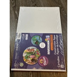 Pacon Tru-Ray 12" x 18" Construction Paper White 50 Sheets (P103613)
