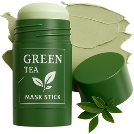SHUIKU Mascarilla De Té Verde En Barra: Elimina Puntos Negros Y Limpia Poros Profundos Con Arcilla. Mascarilla Facial Desintoxicante Para Piel Grasa Y Con Tendencia Al Acné. Minimizador De Poros