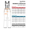 33,000ft Womens Snow Bibs Waterproof Insulated Snow Pants with Fleece