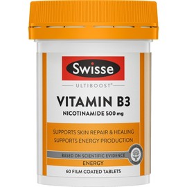 Swisse Ultiboost Vitamin B3 Nicotinamide 500mg Tab X 60
