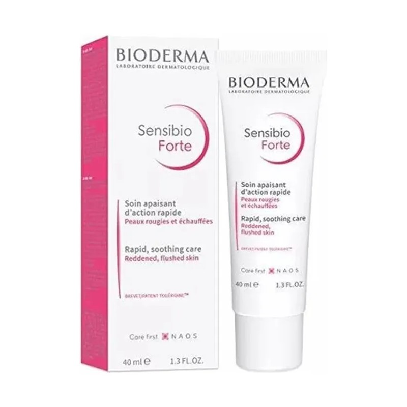 Bioderma Sensibio Forte crema anti-rojeces 40 ml, alivia piel reactiva