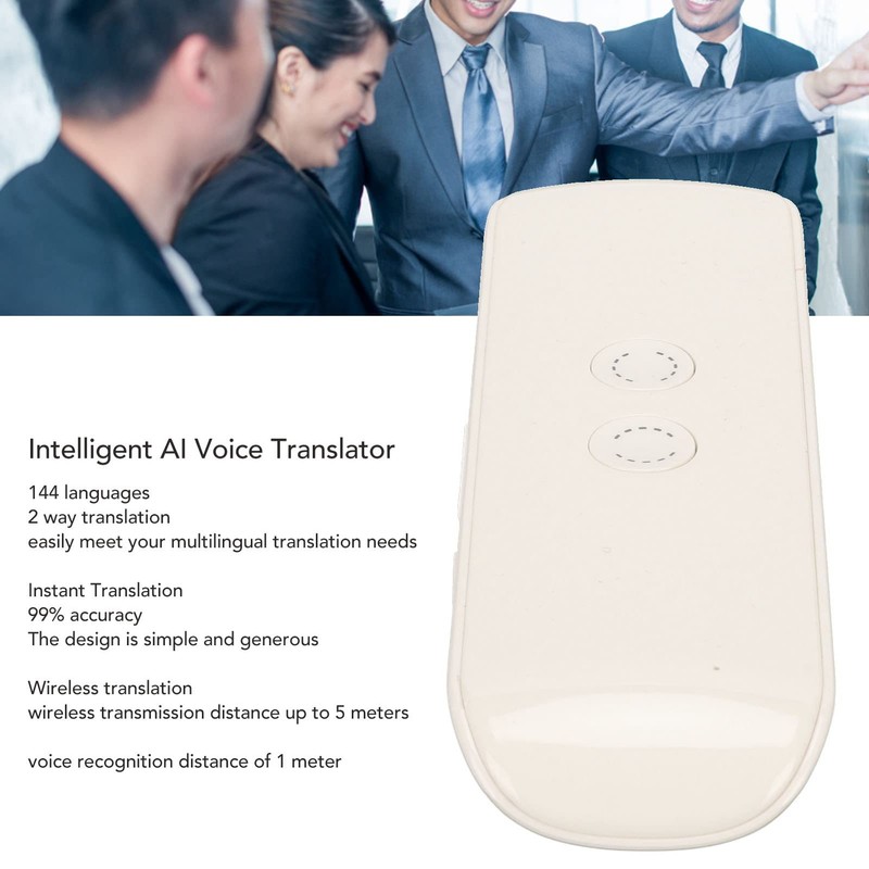 Portable AI Voice Translator, 144 Languages, 2 Way Instant Translator