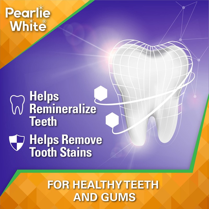 Pearlie White Active Remineralization Fluoride Free Toothpaste | 3.8oz/110gm |