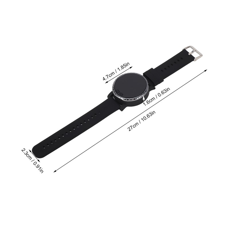 Metronome Wrist Watch Wearable Vibrating BT Connection Multi Functional for