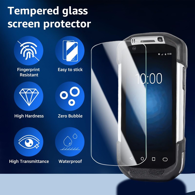 Tempered Glass Scanner Screen Protector [New Version 2025] for Zebra