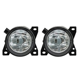 LEAVAN Fog lights Lamps Pair Assembly with Halogen Bulbs Fit for Kenworth T660 PETERBILT 579/587