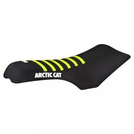 Enjoy Mfg 2005-2017 Arctic Cat 400 500 650 700 1000 Seat Cover BLACK NEON YELLOW RIBS #387