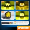 AUXTINGS 2 Pieces 5 inch 50W Amber Yellow Side Shooter