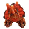 The Puppet Company - Dinosaur Finger Puppets - Triceratops (Orange),