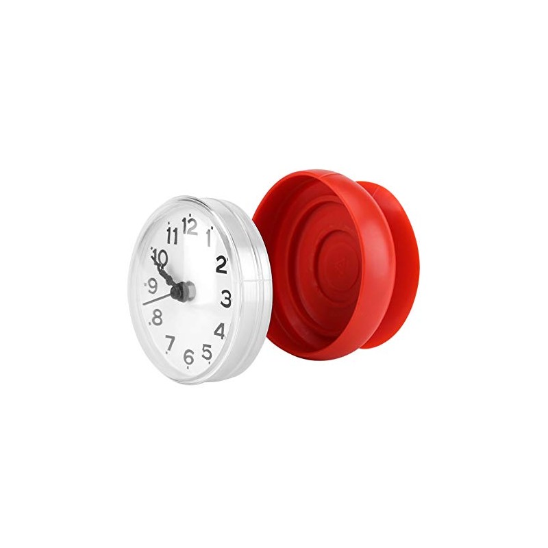 Shower Clock, Attached Bathroom Clock, Waterproof Clock Silent Sweep for