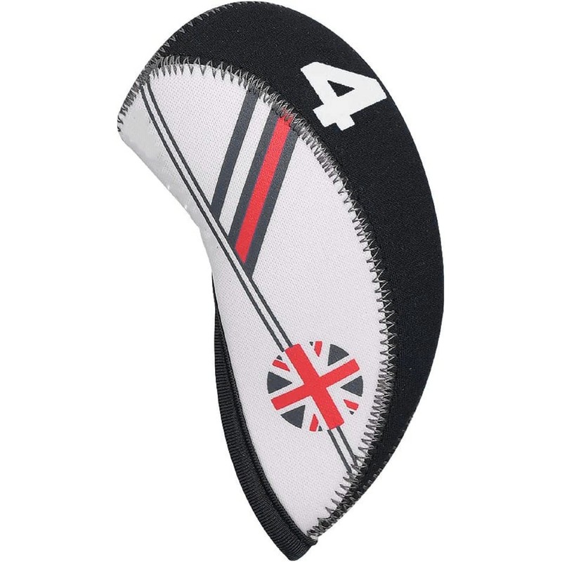 TOHMLAPE GOLF 10pcs White and Black UK Union Jack Flag