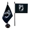 Table Flag Table Flag USA Pow Mia/black, white With Stickers,