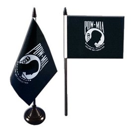 Table Flag Table Flag USA Pow Mia/black, white With Stickers, FRITZE®