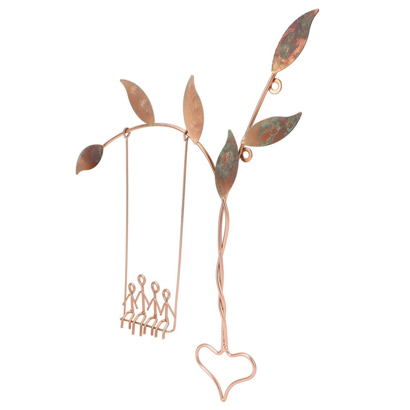 Wall Swing Sculpture Metal Romantic Stress Relief Handcrafted Wall Art