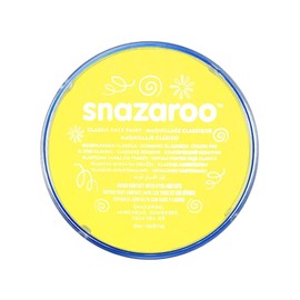 Snazaroo Classic Face and Body Paint for Kids and Adults, Pale Yellow Colour, Water Based, Easily Washable, Non-Toxic, Makeup, Body Painting for Parties, for Ages 3+
