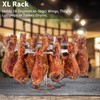 Flame Fingers XL Chicken Grill Rack - Holds 18 Legs,