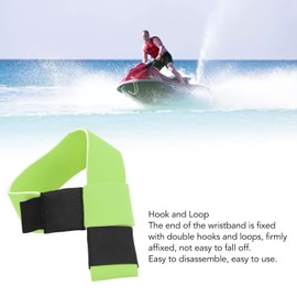 Yuecoom Floating Wrist Strap, Adjustable Floating Wrist Strap, Soft Floating Neoprene Lanyard, Boat Kill Switch Wrist Strap for Marine Jet Ski Motor Boats (Green)