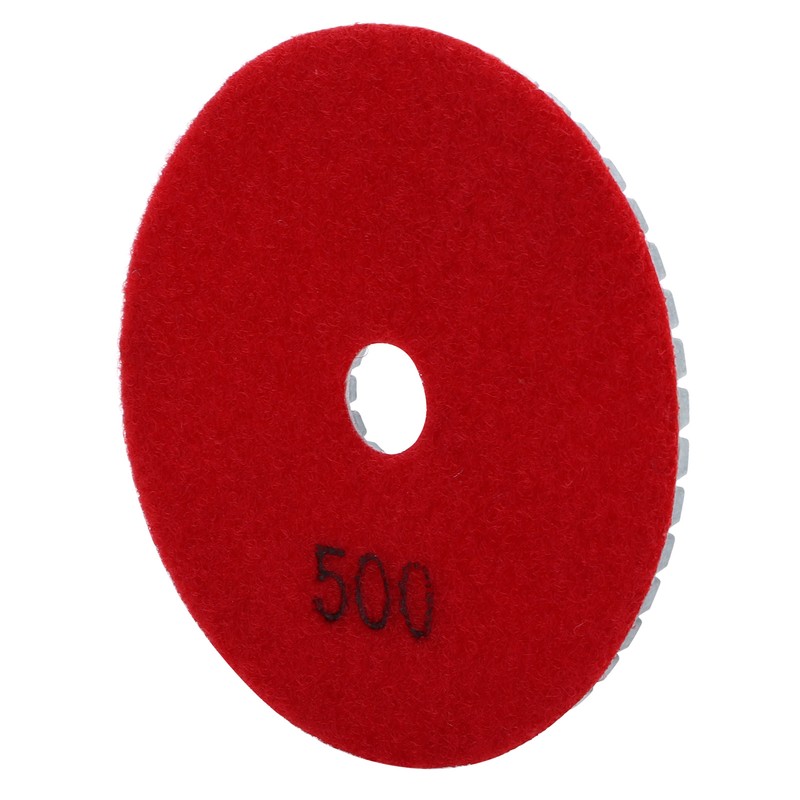 5Pcs 4in Diamond Wet Polishing Pads Soft Grinding Disc Kit
