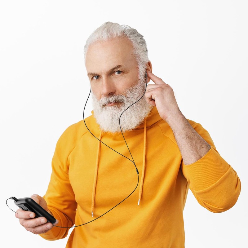 Hearing Aids For Seniors Hand Held Pocket Sound Amplifier with