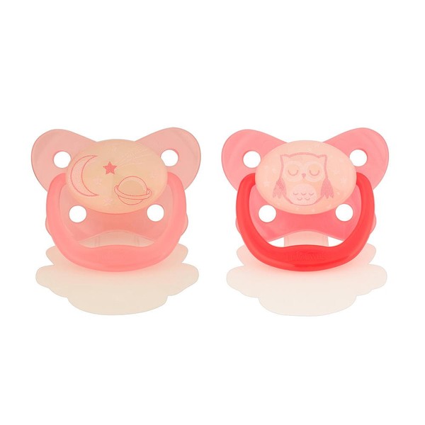 Dr. Brown's 6-12 Months Glow in the Dark Pacifier - Girl by Dr. Brown's