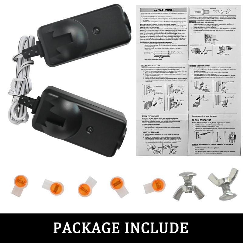 41A5034 Safety Sensor Kit ，Fits for Liftmaster Chamberlain Sears Craftsman
