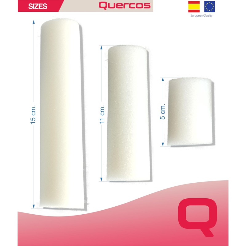 Quercos Paint Roller 5 cm Superfine 2 Pieces Paint Roller,