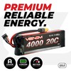 Venom 20C 3S 4000mAh 11.1V batería LiPo con enchufe universal