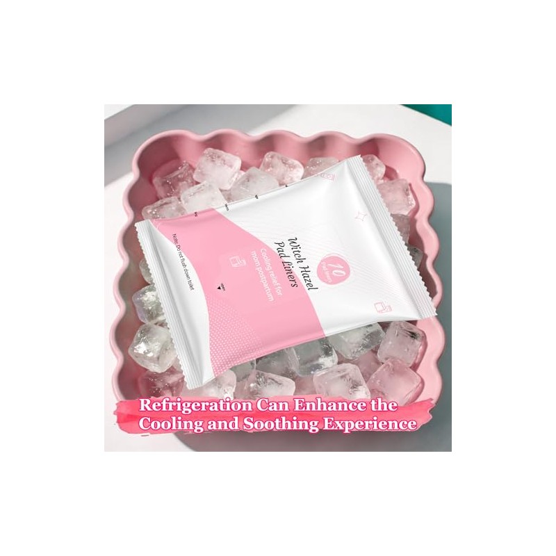 UHdod Witch Hazel Cooling Pads for Postpartum Care - 48