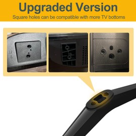 (Upgraded Version) Base Stand for TCL 32" 40" 43" 49" 50" 55" 65" Roku TV Legs, for 32S356 40FD2700 43S425 49S305 50S423 50S446 55S434 65S425 65S531, TV Legs for TCL Roku TV Stand Legs wr Screws