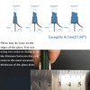 Frameless Shower Door Bottom Seal with Drip Rail 3/8" Thick