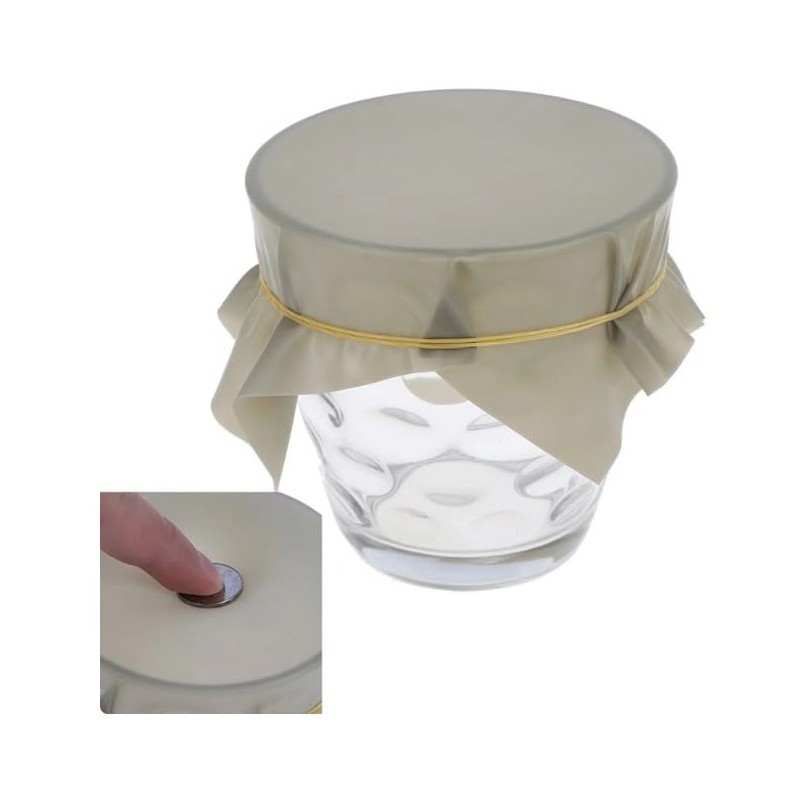 1 Pc Coin Through A Sheet of Rubber Coin into